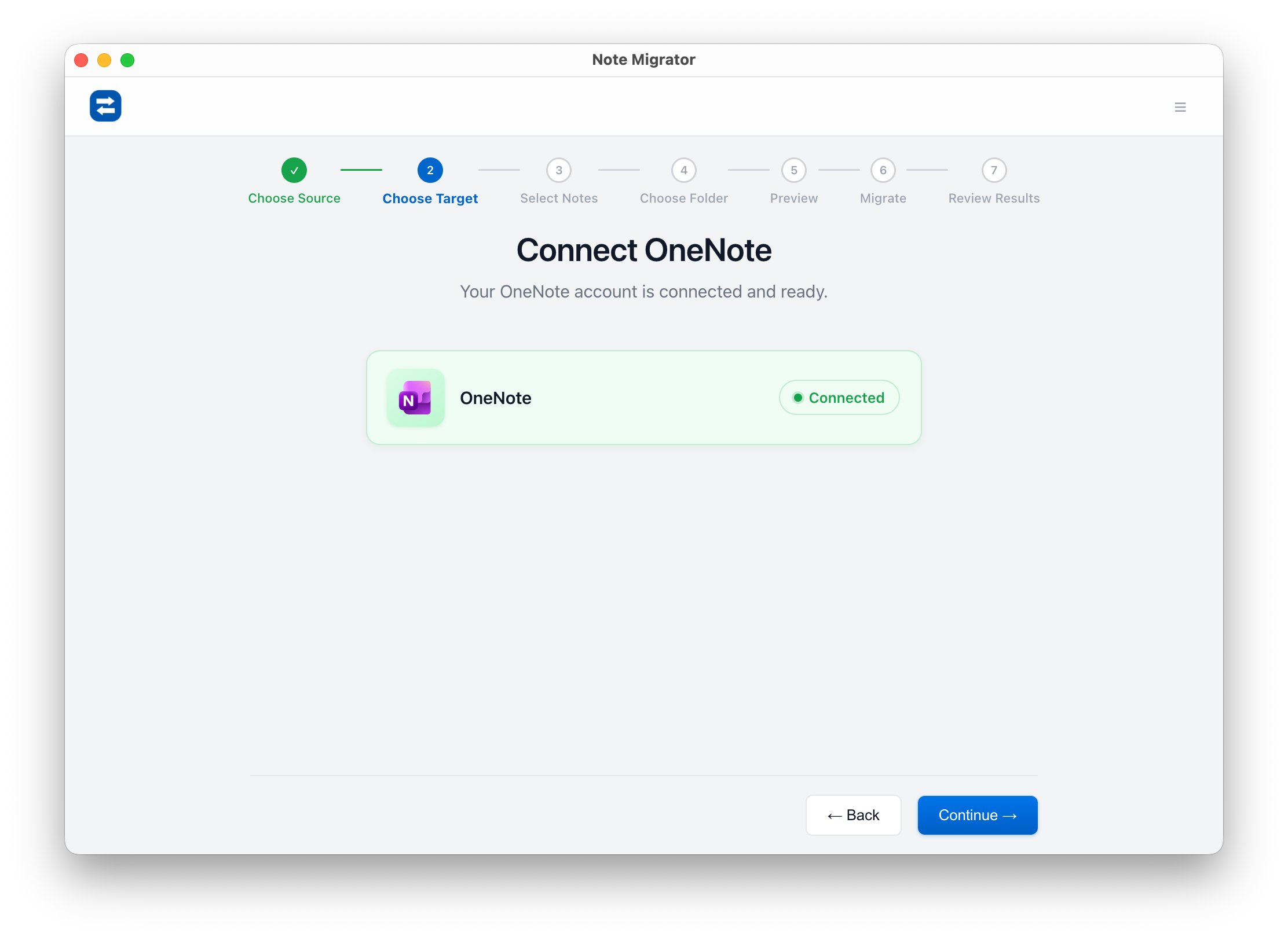 Connect OneNote