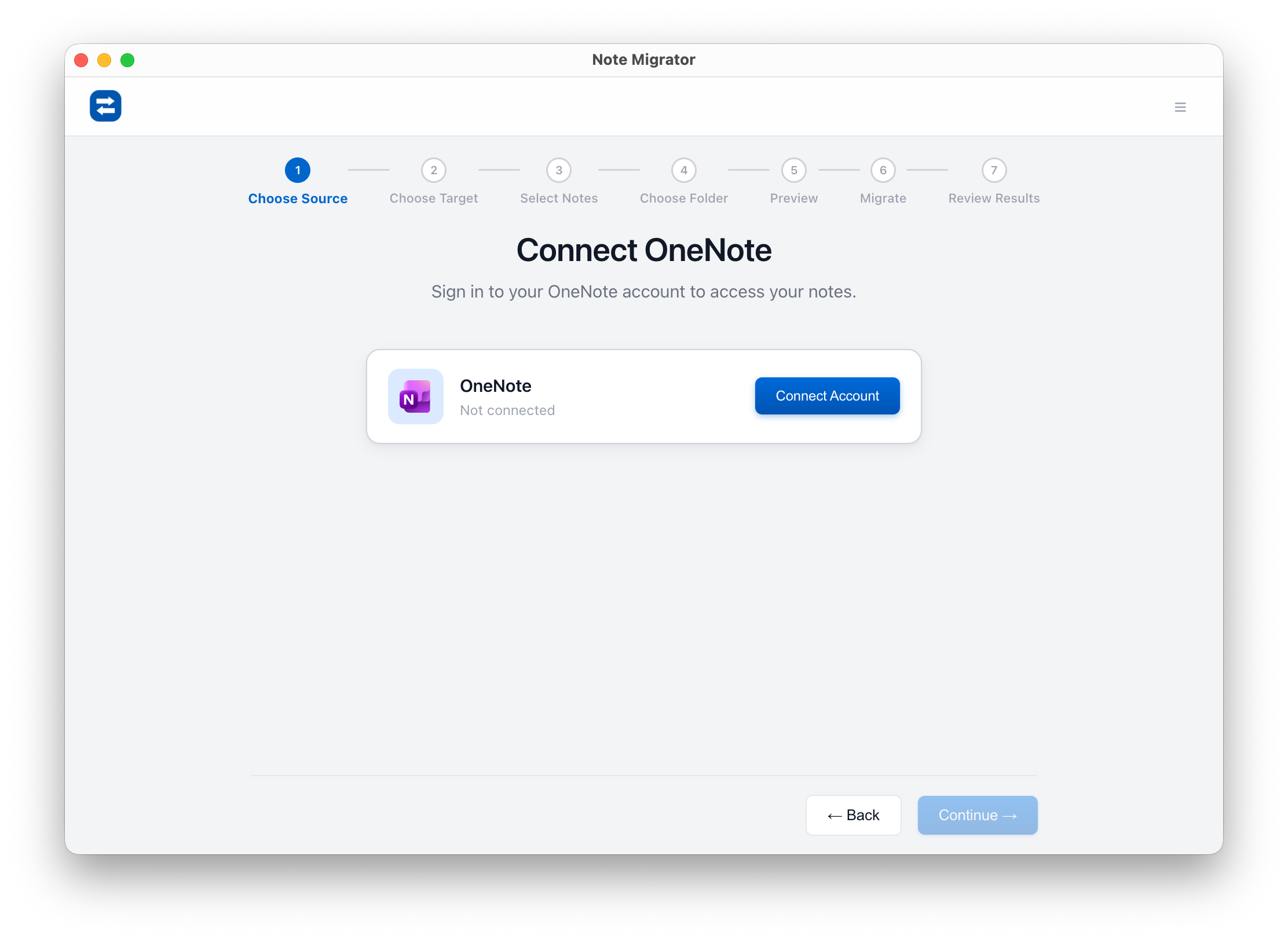Connect Microsoft Account